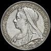 1897 Queen Victoria Veiled Head Silver Florin Obverse
