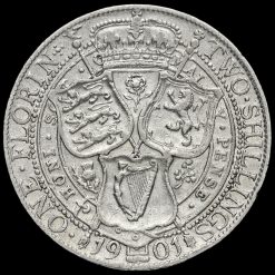 1901 Queen Victoria Veiled Head Silver Florin Reverse