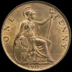 1902 Edward VII Penny Reverse