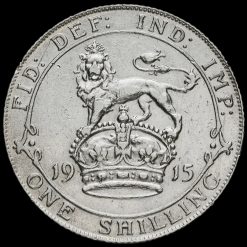1915 George V Silver Shilling Reverse