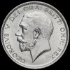 1916 George V Silver Half Crown Obverse