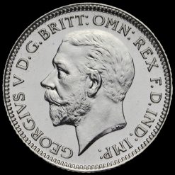1927 George V Proof Silver Sixpence Obverse