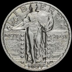 USA 1927 Standing Liberty Silver Quarter Dollar Obverse
