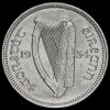 Ireland Éire 1934 Threepence Obverse