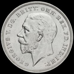 1935 King George V Rocking Horse Silver Jubilee Crown Obverse