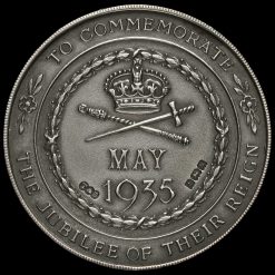1935 George V Silver Jubilee Medal by Turner & Simpson Reverse