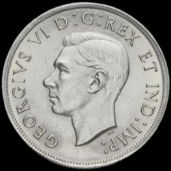 Canada 1939 George VI Silver Dollar Obverse
