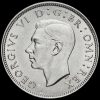 1943 George VI Silver Two Shilling Coin / Florin Obverse