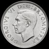 1944 George VI Silver Two Shilling Coin / Florin Obverse