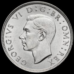 1944 George VI Silver Two Shilling Coin / Florin Obverse