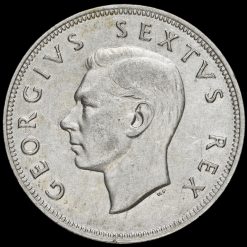 South Africa 1952 George VI Silver 2 1/2 Shillings Obverse