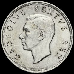 South Africa 1952 Silver 5 Shillings Coin Obverse