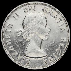 Canada 1962 Elizabeth II Silver 50 Cents Obverse