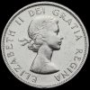 Canada 1963 Elizabeth II Silver Dollar Obverse