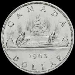 Canada 1963 Elizabeth II Silver Dollar Reverse