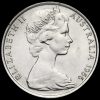 Australia 1966 Elizabeth II Silver 50 Cents Obverse