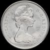 Canada 1967 Elizabeth II Silver 25 Cents Obverse