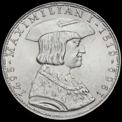Austria 1969 Silver 50 Schilling Reverse