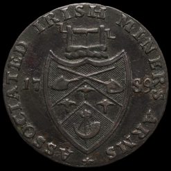 1789, Ireland, Wicklow, Cronebane, Halfpenny Conder Token Reverse