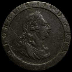 1797 George III Cartwheel Penny Obverse