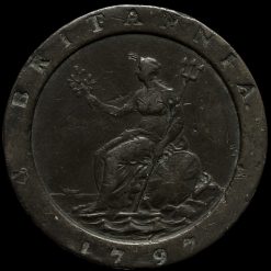 1797 George III Cartwheel Twopence Reverse