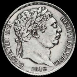 1816 George III Milled Silver Sixpence Obverse