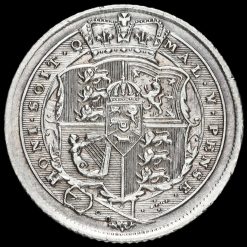 1816 George III Milled Silver Sixpence Reverse