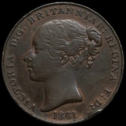 Jersey, 1861 Queen Victoria 1/13 of a Shilling Obverse