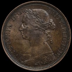1887 Queen Victoria Halfpenny Obverse