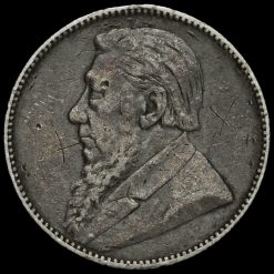 South Africa 1896 Silver Shilling Obverse
