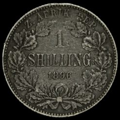 South Africa 1896 Silver Shilling Reverse
