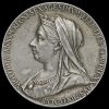 1897 Queen Victoria Official Diamond Jubilee Silver Medal Obverse
