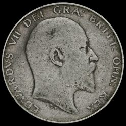 1904 Edward VII Silver Half Crown Obverse