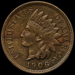USA 1906 Indian Head One Cent Obverse