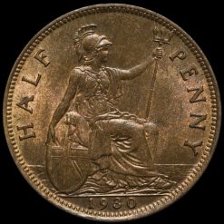 1930 George V Halfpenny Reverse