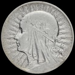 Poland 1932 Silver 5 Zlotych Reverse
