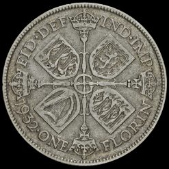 1932 George V Silver Florin Reverse