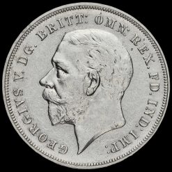 1935 King George V Rocking Horse Silver Jubilee Crown Obverse