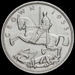 1935 King George V Rocking Horse Silver Jubilee Crown Reverse
