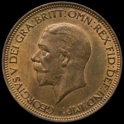 1935 George V Halfpenny Obverse