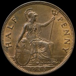 1935 George V Halfpenny Reverse