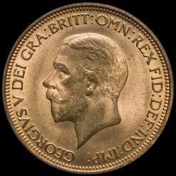 1936 George V Halfpenny Obverse