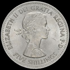1960 Queen Elizabeth II Crown Obverse