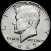 USA 1957 Kennedy Silver Half Dollar Obverse