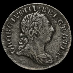 1772 George III Early Milled Silver Maundy Twopence Obverse