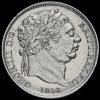 1816 George III Milled Silver Sixpence Obverse