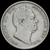 1834 William IV Milled Silver Sixpence Obverse