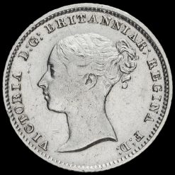 1840 Queen Victoria Silver Fourpence / Groat Obverse