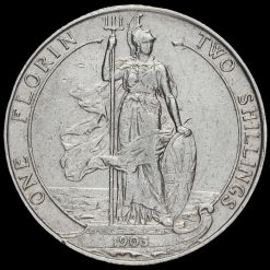 1903 Edward VII Silver Florin Reverse