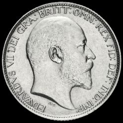 1907 Edward VII Silver Sixpence Obverse